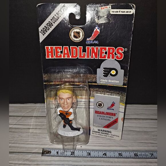 1998/1999 Headliners NHLPA Philadelphia Flyers Chris Gratton 3" Figure NEW - Picture 7 of 7